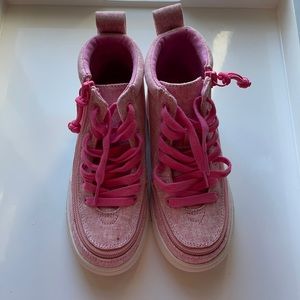 Billy little kids Footwear classic lace High size 12 Heather Pink